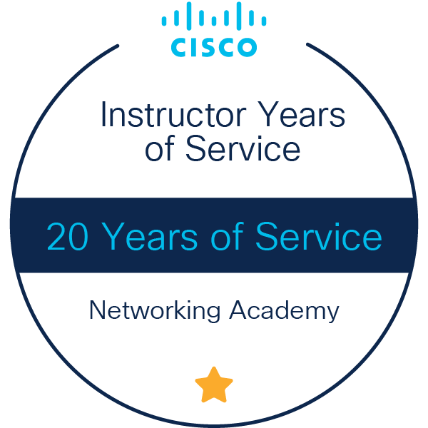 C05 743250 00 Cisco Networking Academy Badge Instructor v4a 04 no year
