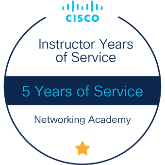 netacad instructor 5 year service